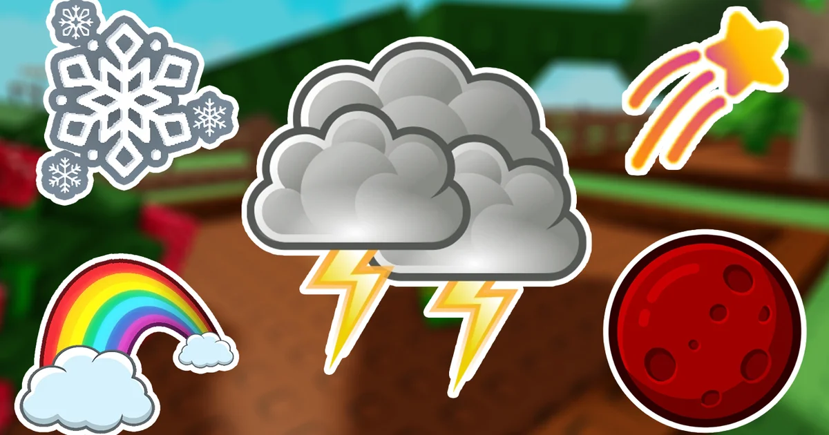 All Grow a Garden 2 Weather Events
