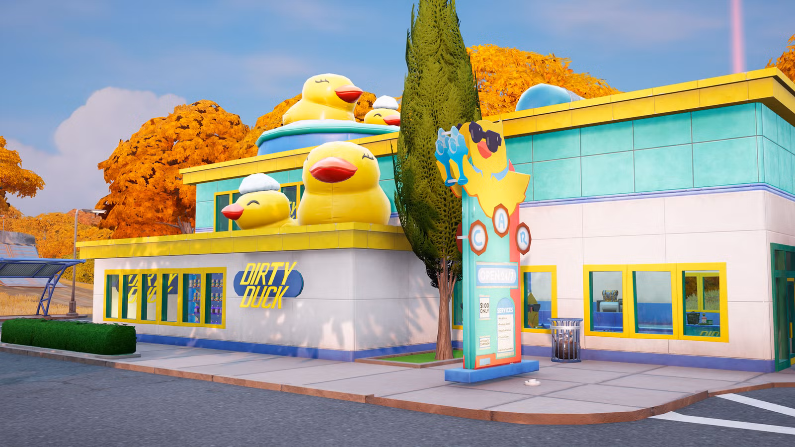 All car wash locations in Fortnite Chapter 7 Season 3